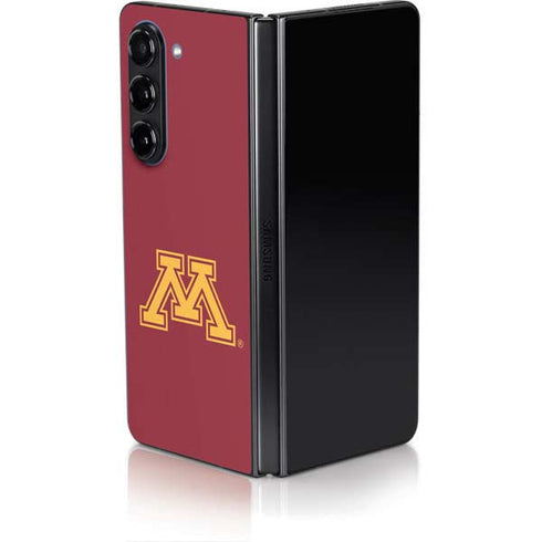 University of Minnesota M Logo Galaxy Z Fold5 5G Skin